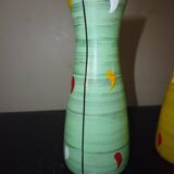 Duo of small vase soliflore vintage from the 50s