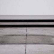 Wood and glass coffee table by Jean-Michel Wilmotte