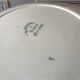 Set of 6 flat plates Terre de Fer late nineteenth