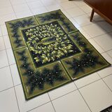 BRAUN ET CIE Tapestry - After Raymond HURTU - entitled "SQUARE"