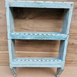 Burmese teak wall shelf