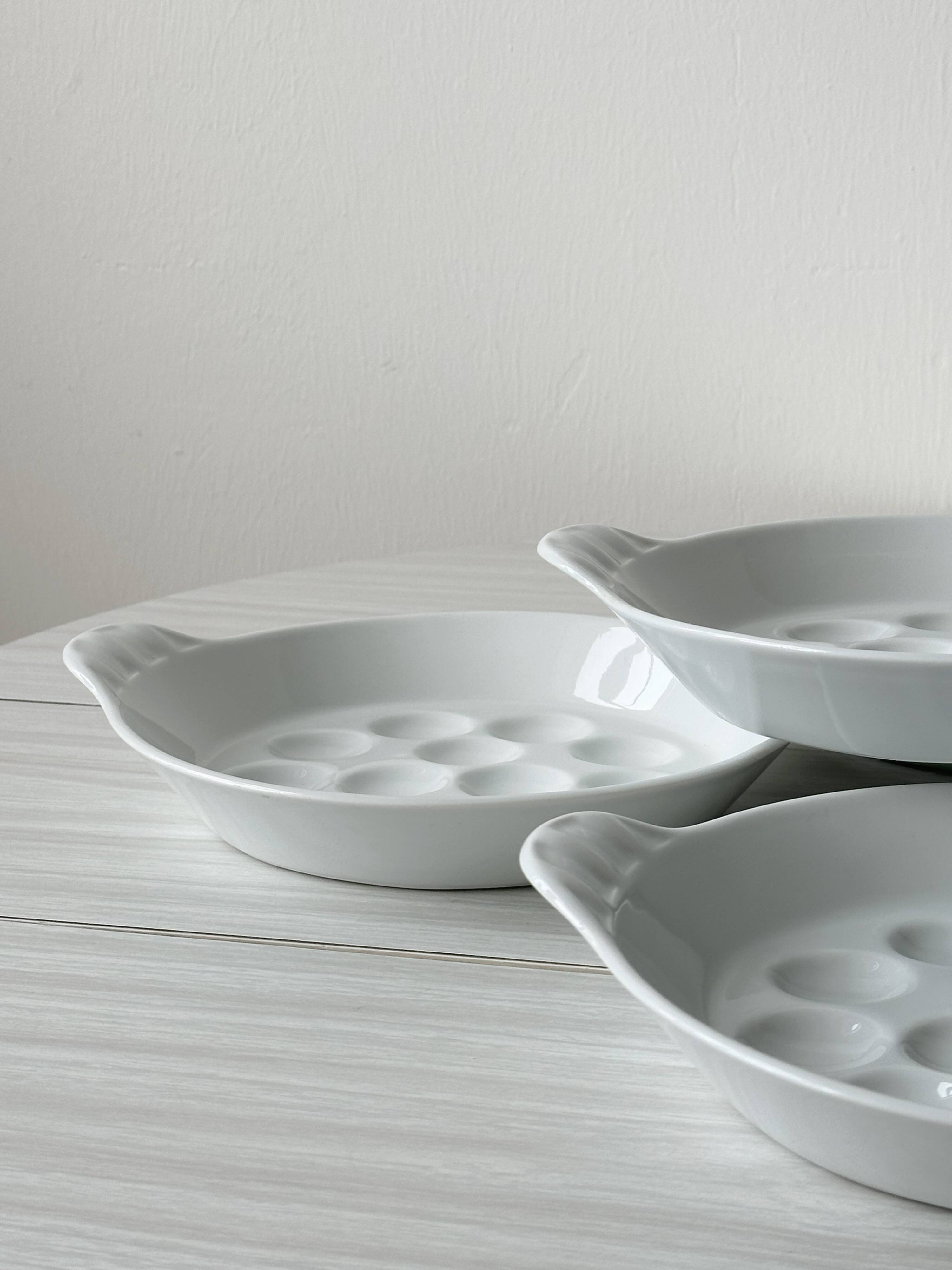 Plates - snail dishes in Reussy Porcelain