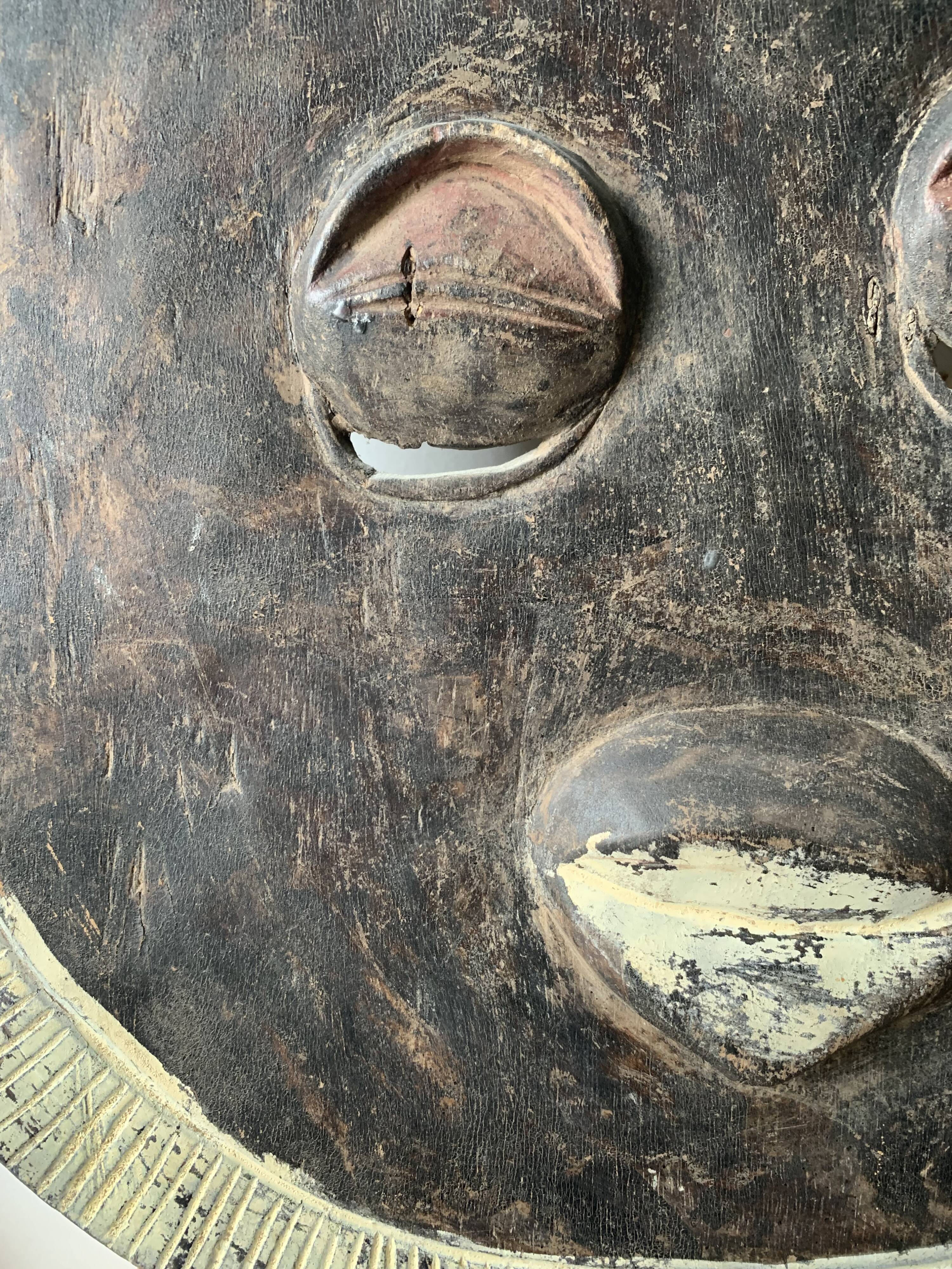 Large Antique Vintage Tribal African Mask