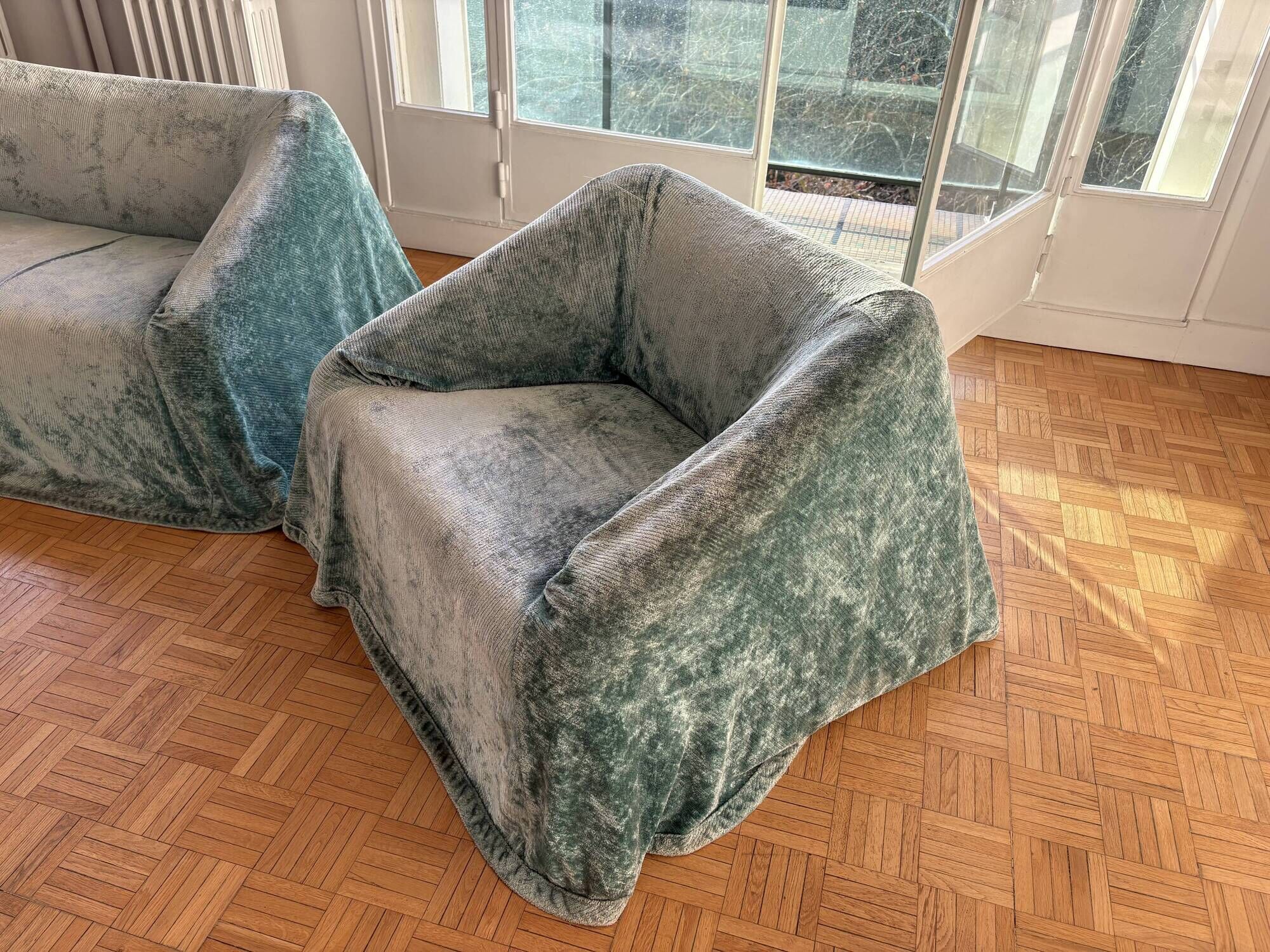 Kazuhide Takahama Mantilla Two Seater Sofa and Chair