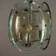Suspension vintage des années 1960 en verre et métal, Italie
