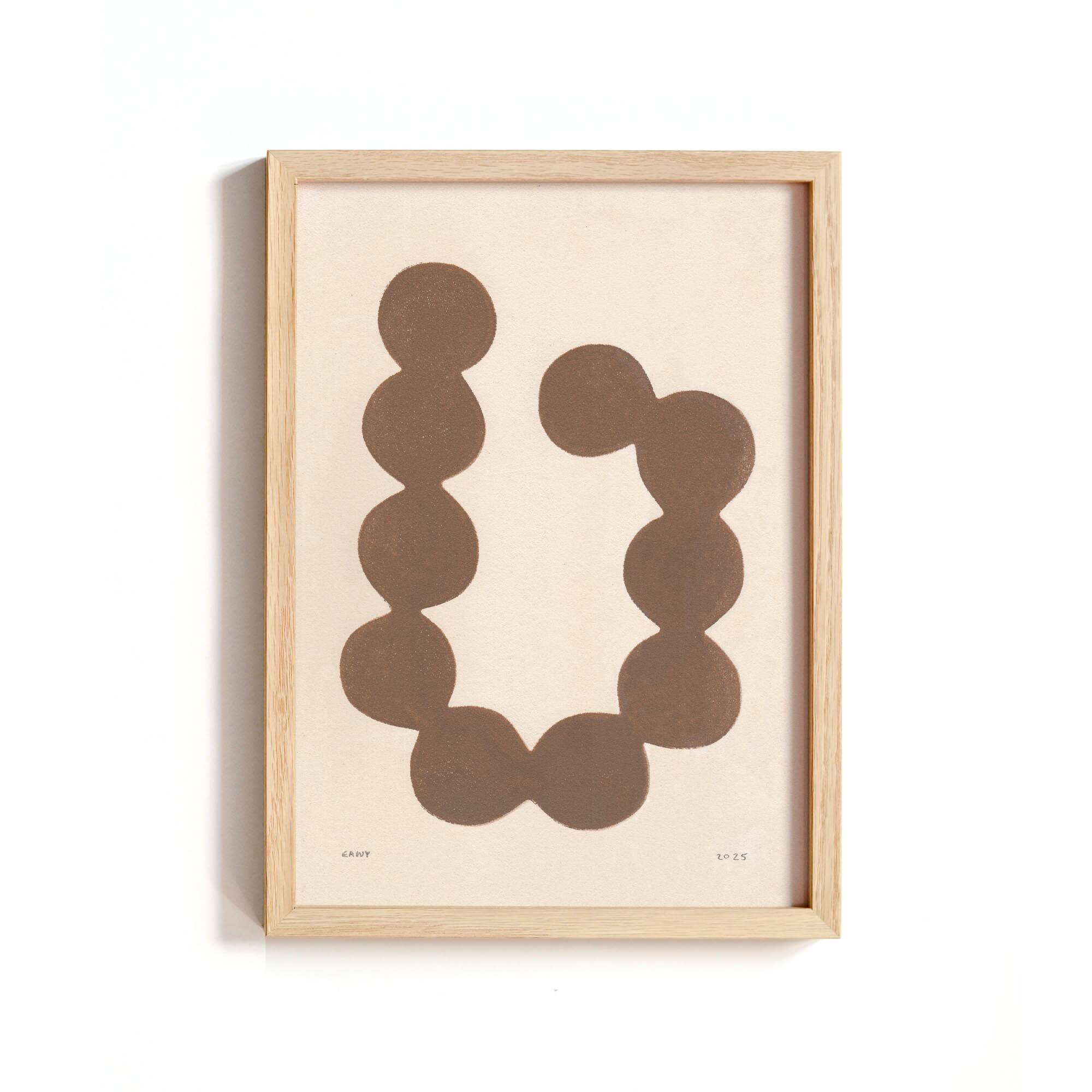 collection of 5 abstract paintings and collages on paper signed eawy