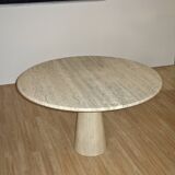 Italian Travertine Dining Table 1970s
