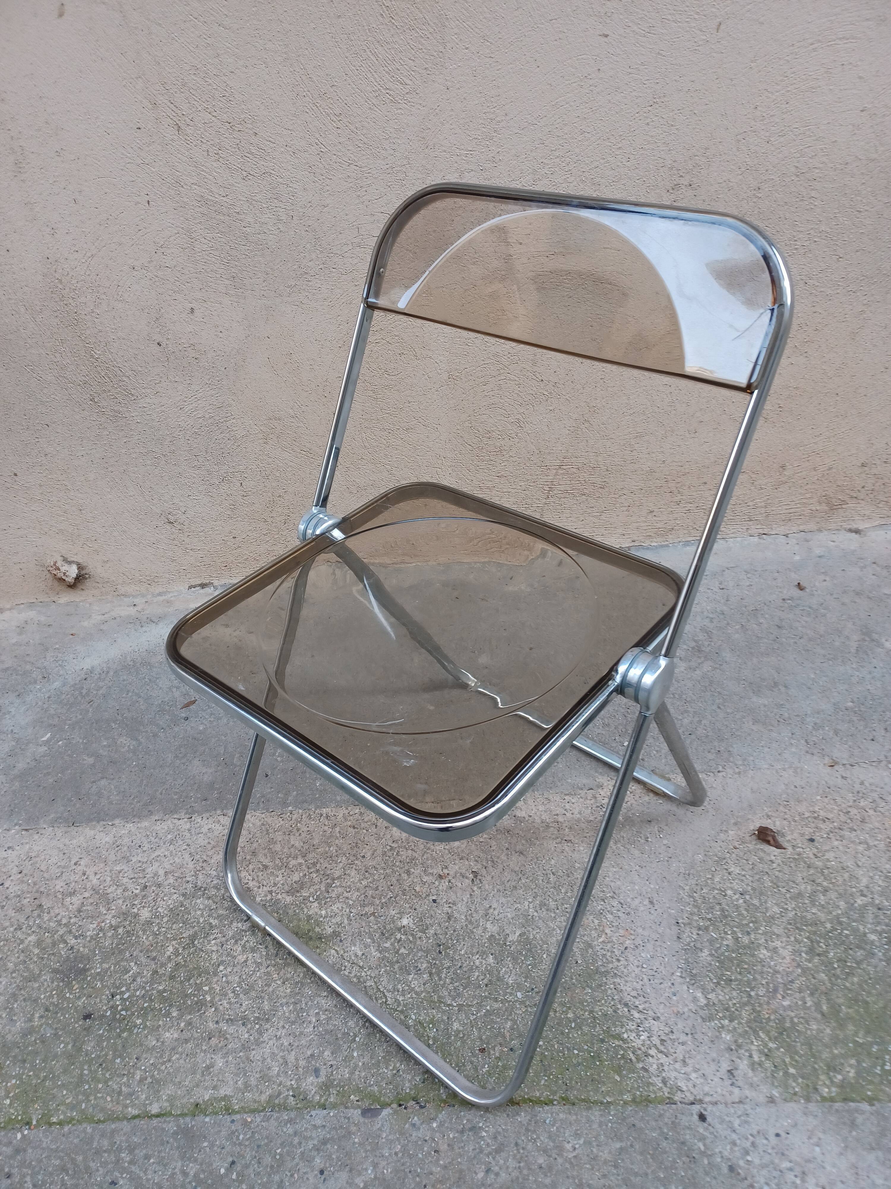 Plia chair by Giancarlo Piretti for Castelli, 1960