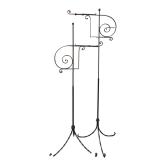 Wrought iron lamp