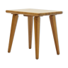 Carl Malmsten solid pine stool by Svensk Sweden 1940s