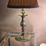 Lampe style napoléon 3 bronze peint electricité
