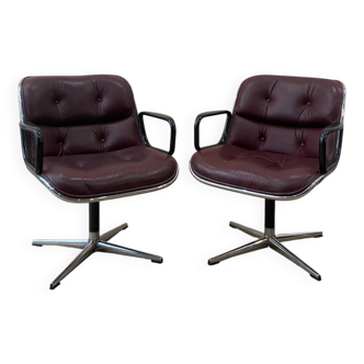 Fauteuils de bureau Charles Pollock
