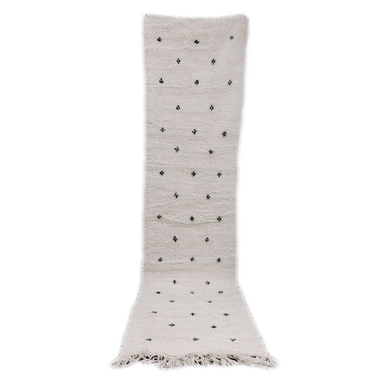 Carpet corridor berber black peas 75 X 310 cm