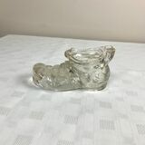Vintage glass shoe ashtray