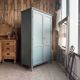 Vintage grey-green wardrobe (renovated)
