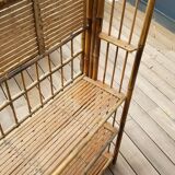 Bamboo shelf, foldable