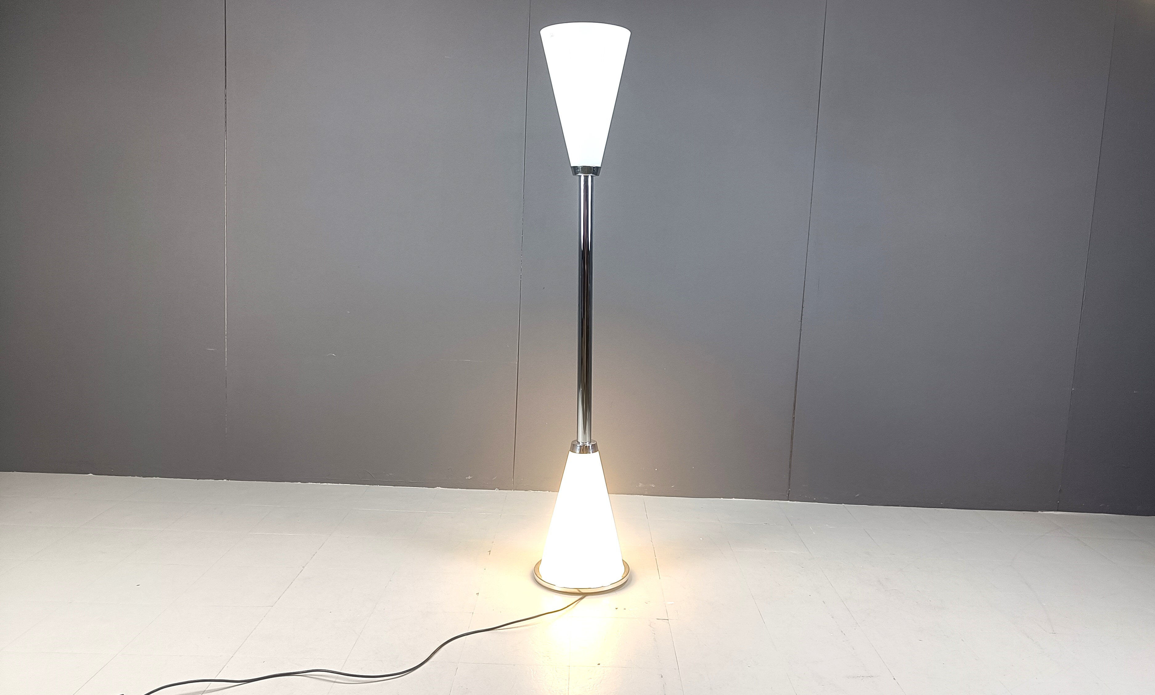 Lampe de sol vintage italienne, années 1990