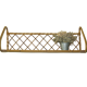 Wall shelf or to be installed in vintage rattan 1960s restored