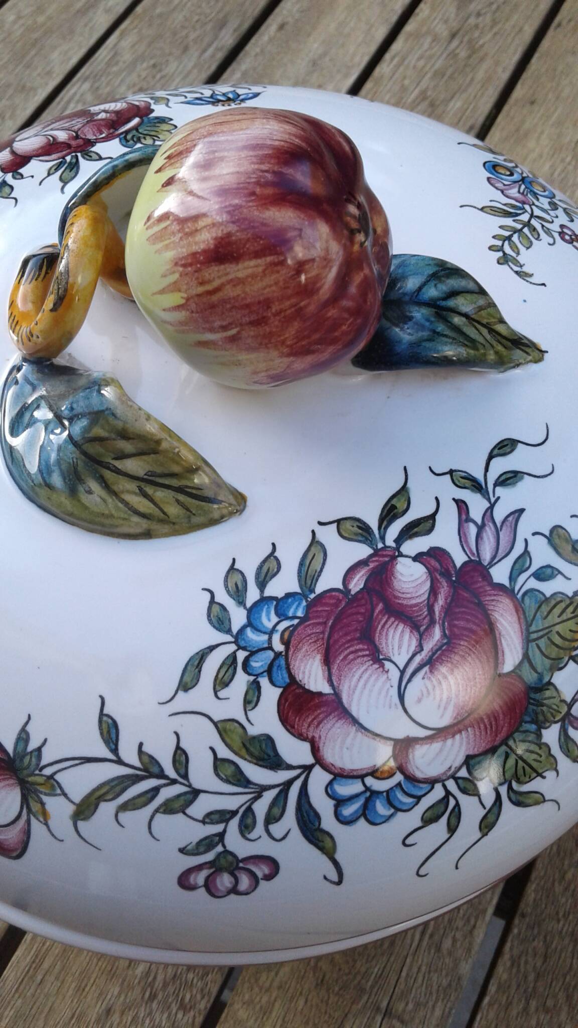 Earthenware soup tureen