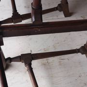 3 fauteuils chippendale en chêne massif, XIXème siècle