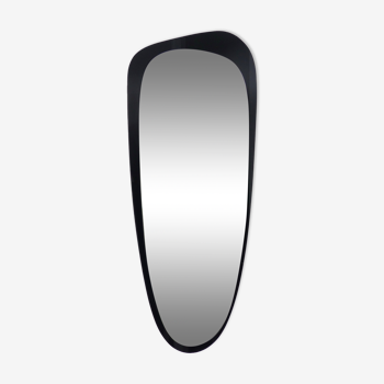 Miroir rétroviseur asymétrique noir 35x76cm