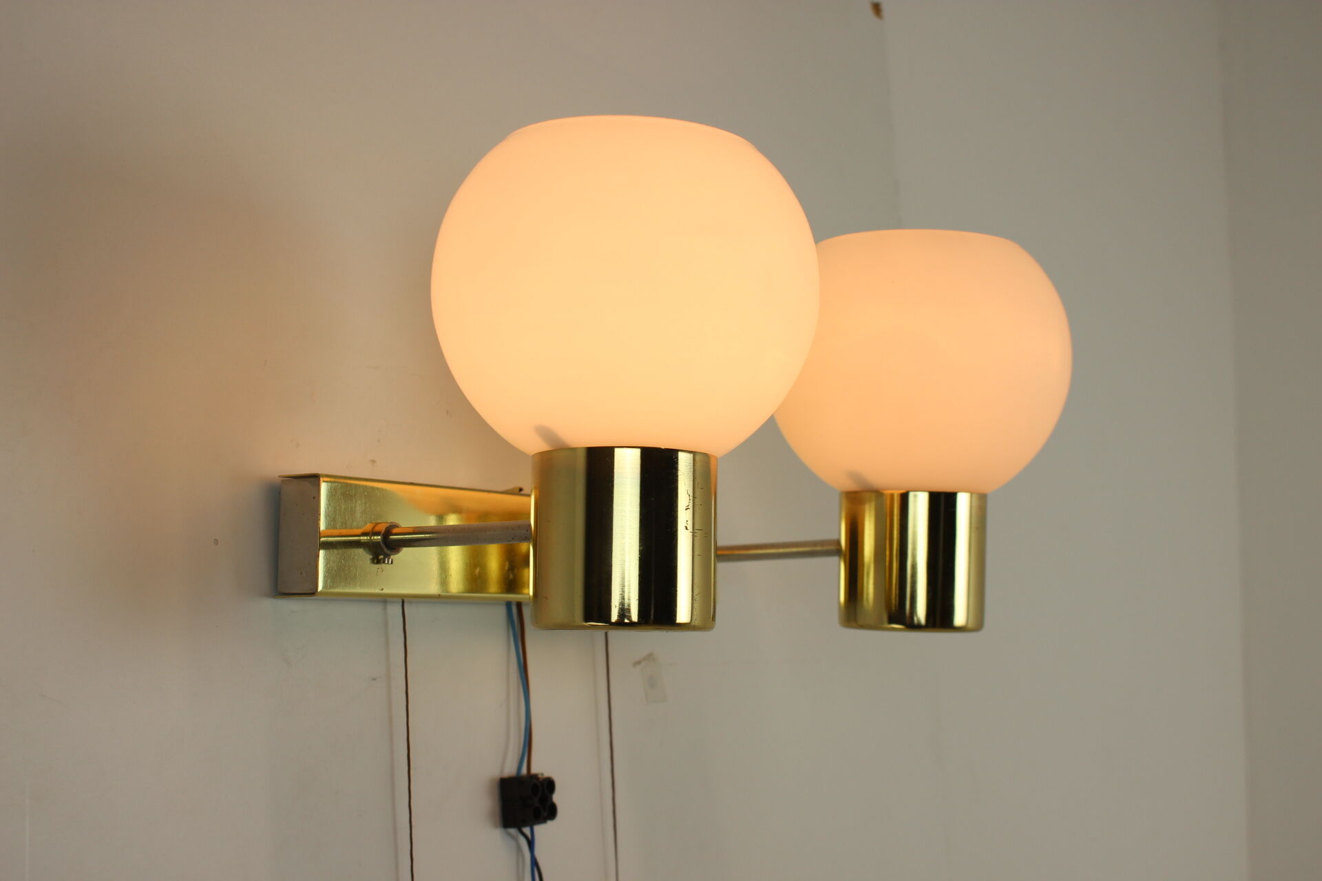 Wall Lamp by Kamenicky Senov, 1970s Czechoslovakia