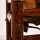 Hungarian calf leather lounge chair