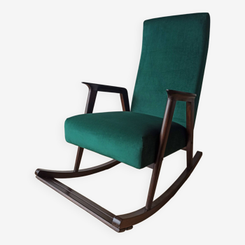 Fauteuil à bascule vintage des années 50.