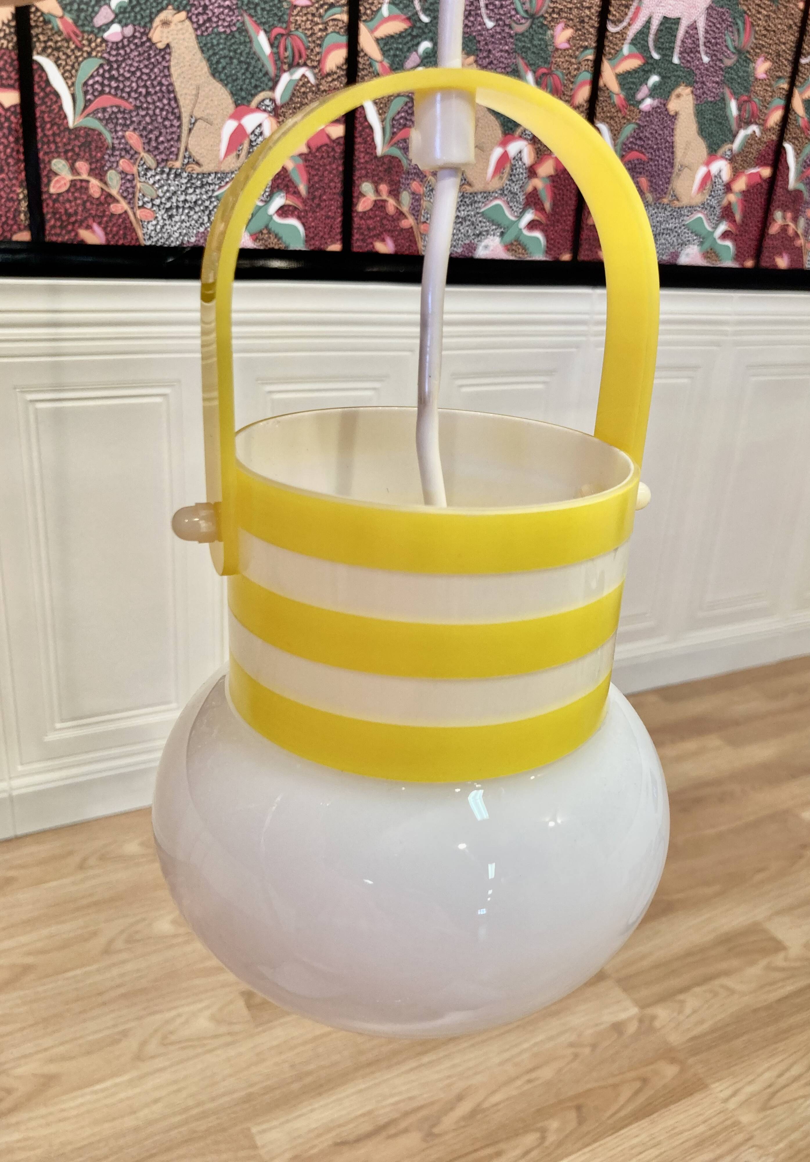 Suspension glass scandinavian design 1960.