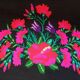 Vintage floral sofa cover, bedspread made by hand 200x150cm in Romania