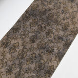 Narrow brown vintage runner 247x70cm