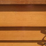 Compass feet chest of drawers