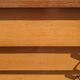 Compass feet chest of drawers