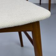 Chaises Eva en Teck par Niels Koefoed pour Koefoeds Hornslet, 1960s, Set de 6