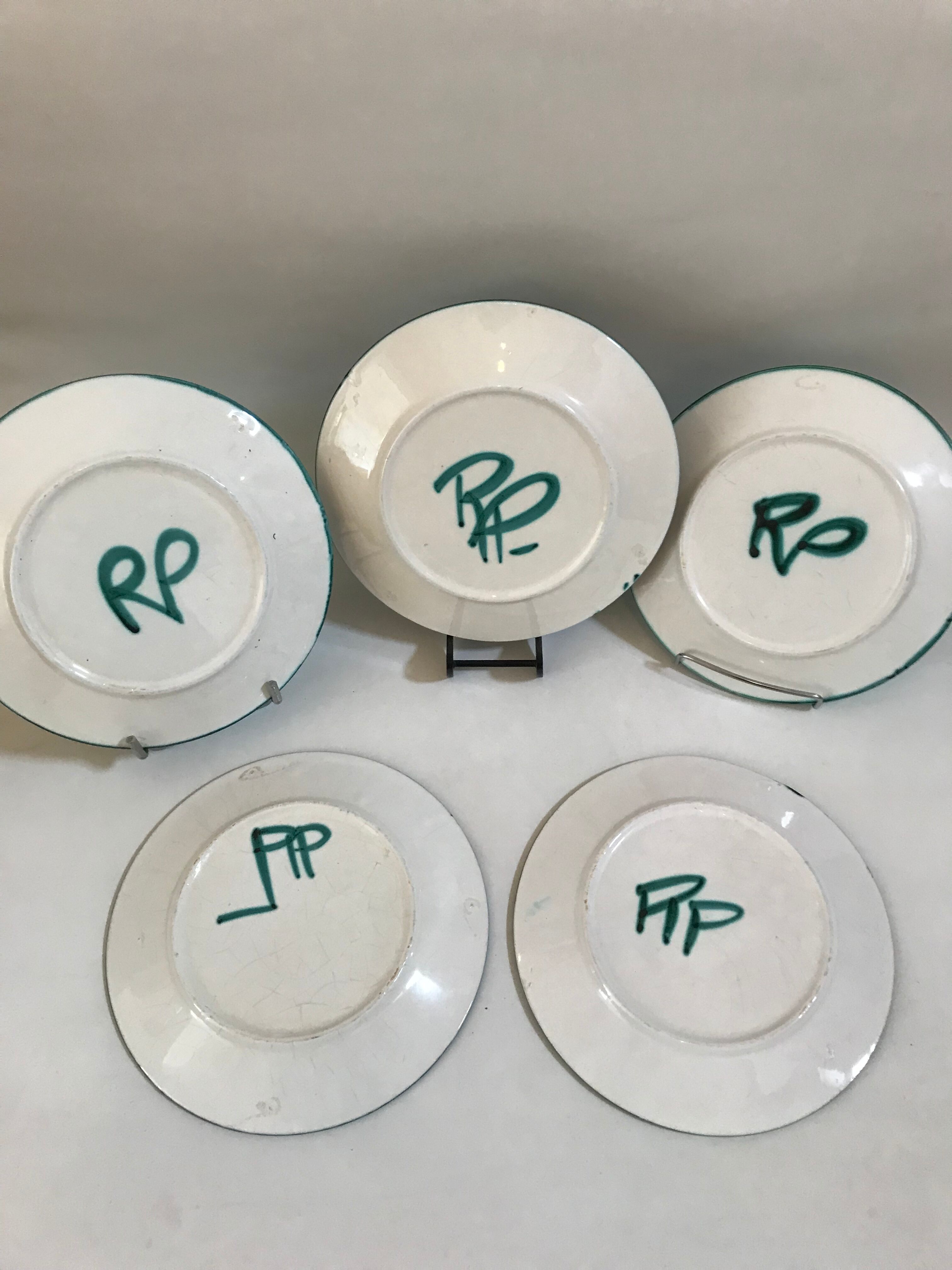 11 dessert plates Robert Picault