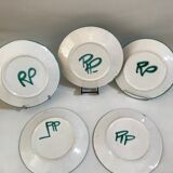 11 dessert plates Robert Picault