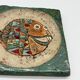 Wall ceramic "fish" – roland zobel, the cyclades 1970s