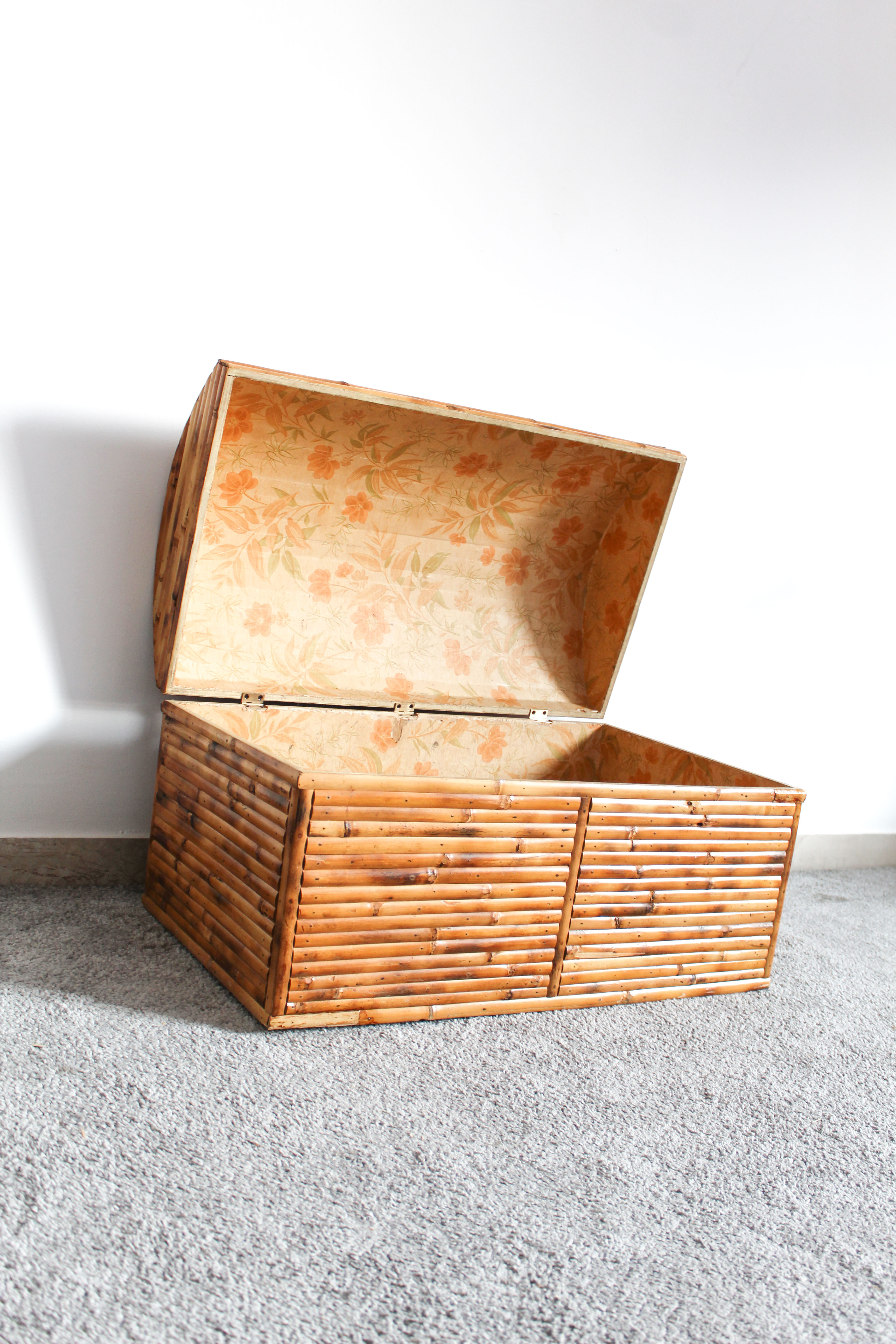 Bamboo trunk Italia 1970s