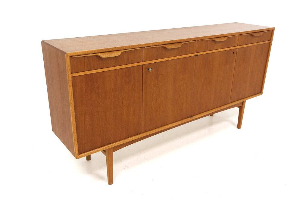 Scandinavian oak sideboard "Reno", Bertil Fridhagen, Bodafors, Sweden, 1960