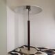 Lampe de bureau en teck et travertin