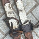 Pair of old skis L=196cm
