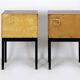 Mid-Century Modern Czechoslovakian Mahogany Nightstands by Up Závody, 1970s