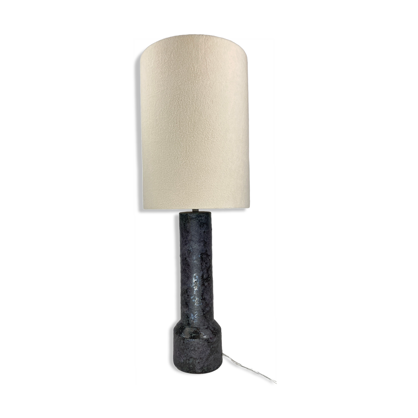 Dutch ceramic fat lava table lamp by Pieter Groeneveld 1960s