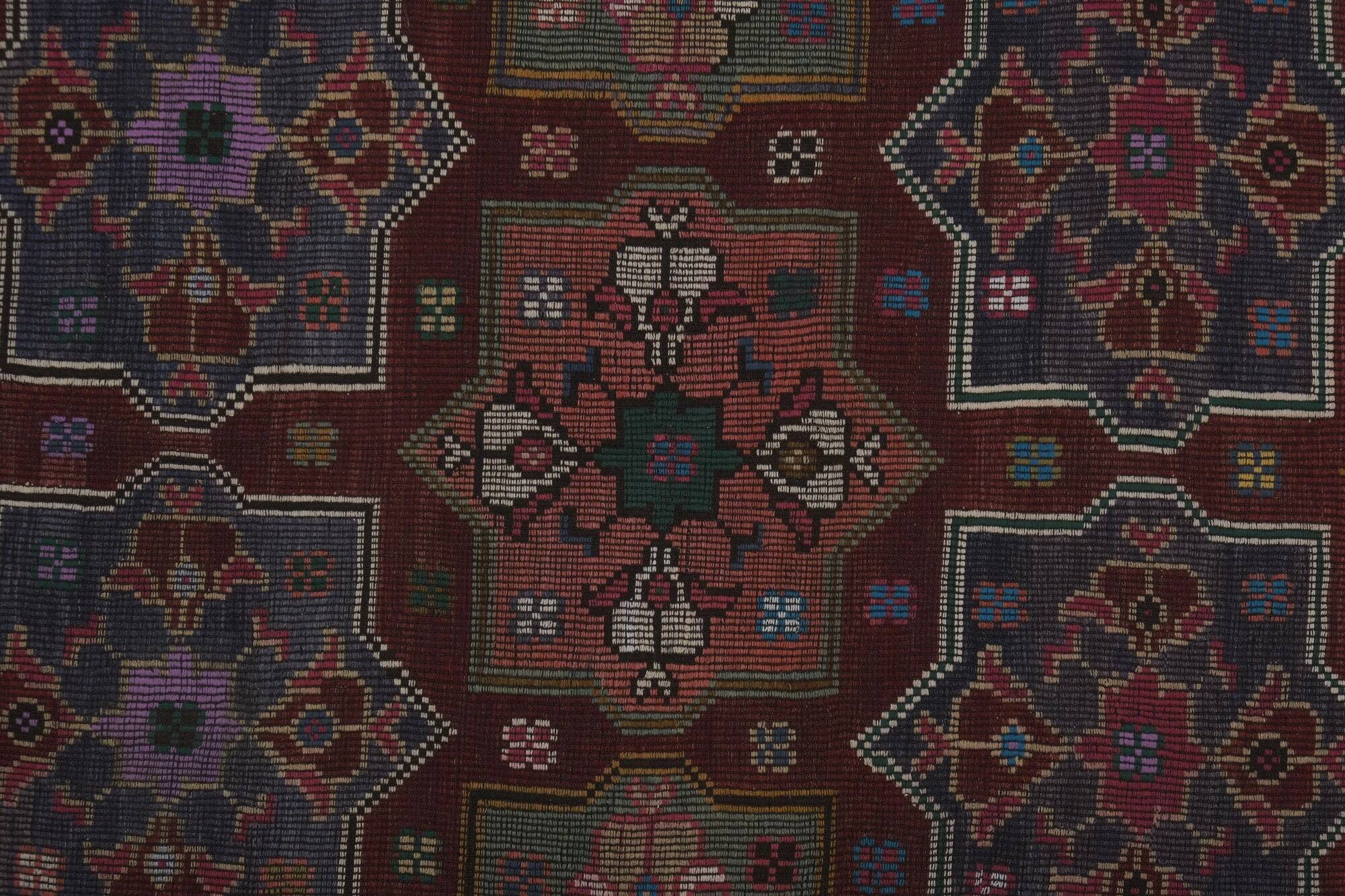 Vintage Turkish kilim, handwoven, 175x251 cm.