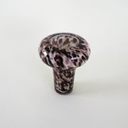 Glass leopard print vase, Italian design, 1970s, made in Italy
