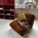 Pair 70s brown velvet armchairs