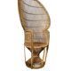 Emmanuelle Vintage Wicker Peacock Lounge Chair