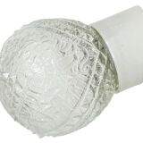 Vintage White Porcelain Wall Light, 1970s