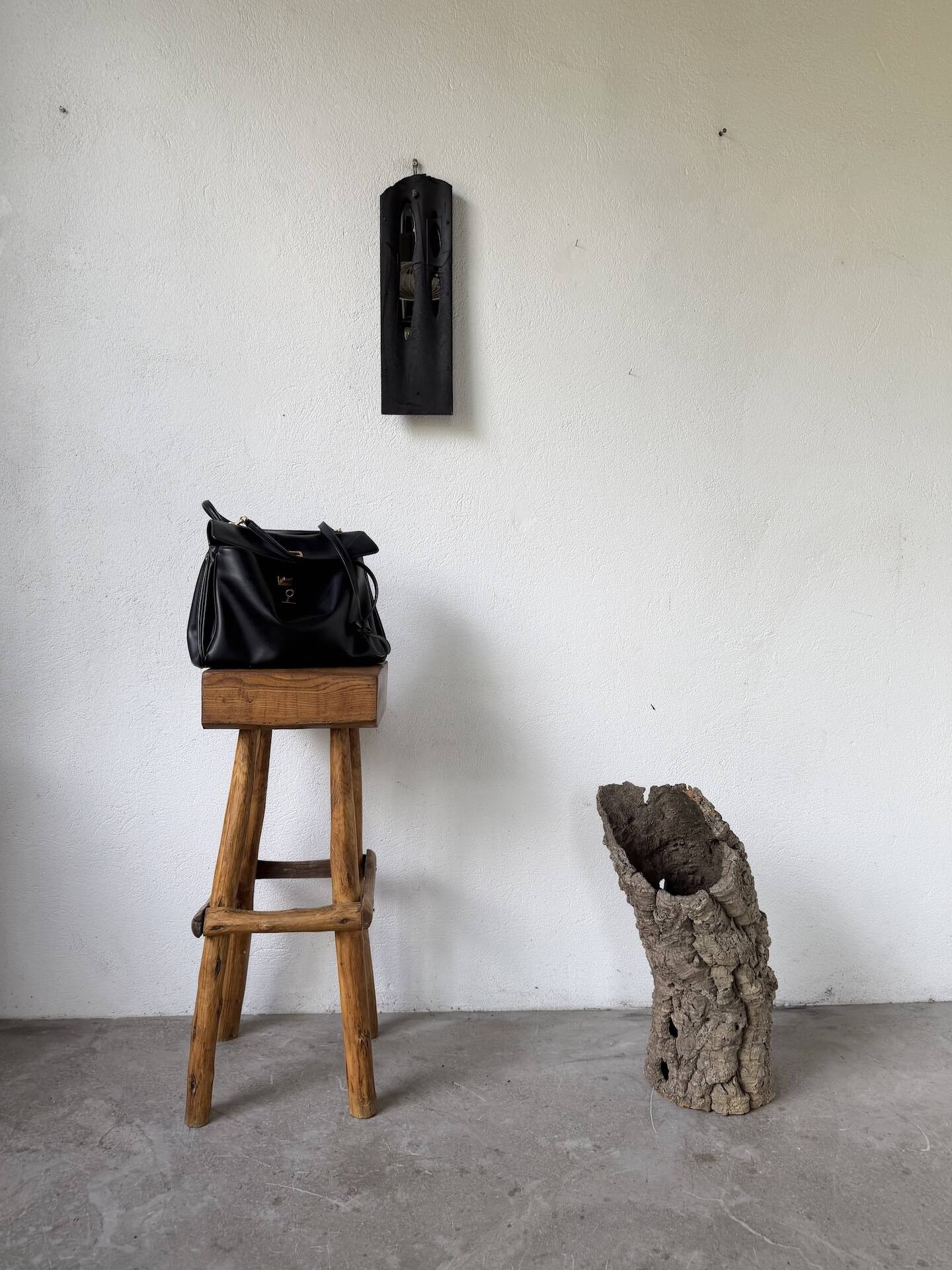 XL cork bark vase