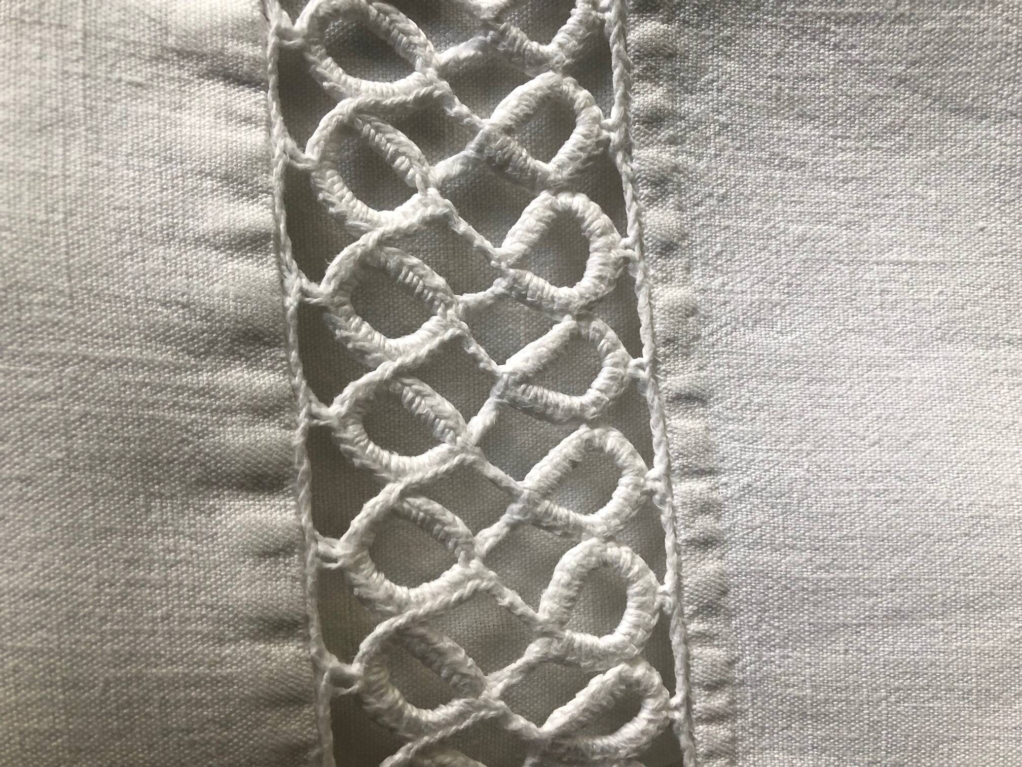 Similar listings: Antique cotton sheet embroidered with the monogram MF